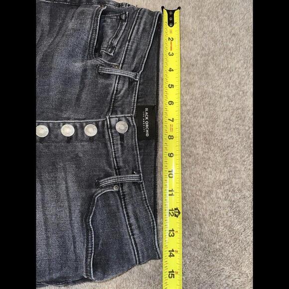 Black Orchid Button Fly Size 30 Black Jeans - Picture 7 of 8